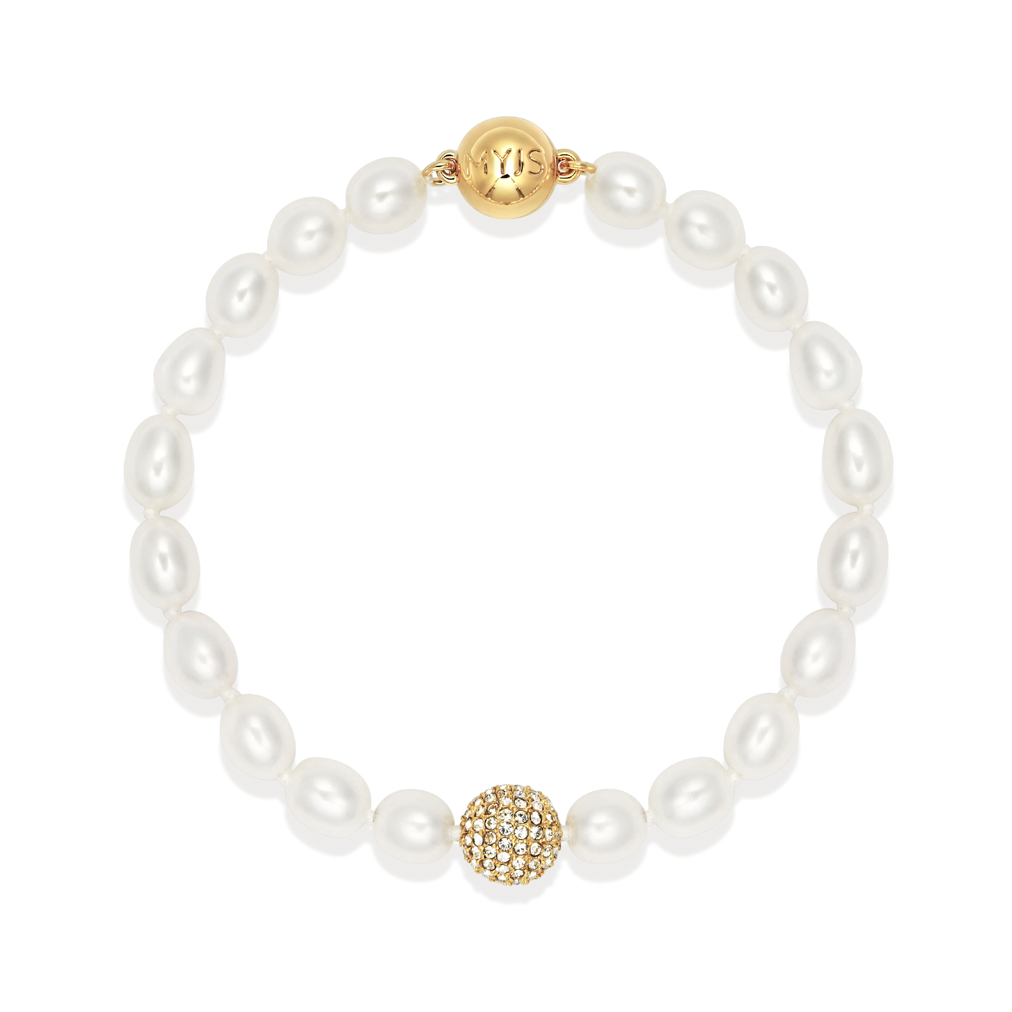 Serenity Freshwater Pearl Bracelet Freshwater Pearl Gold Plated