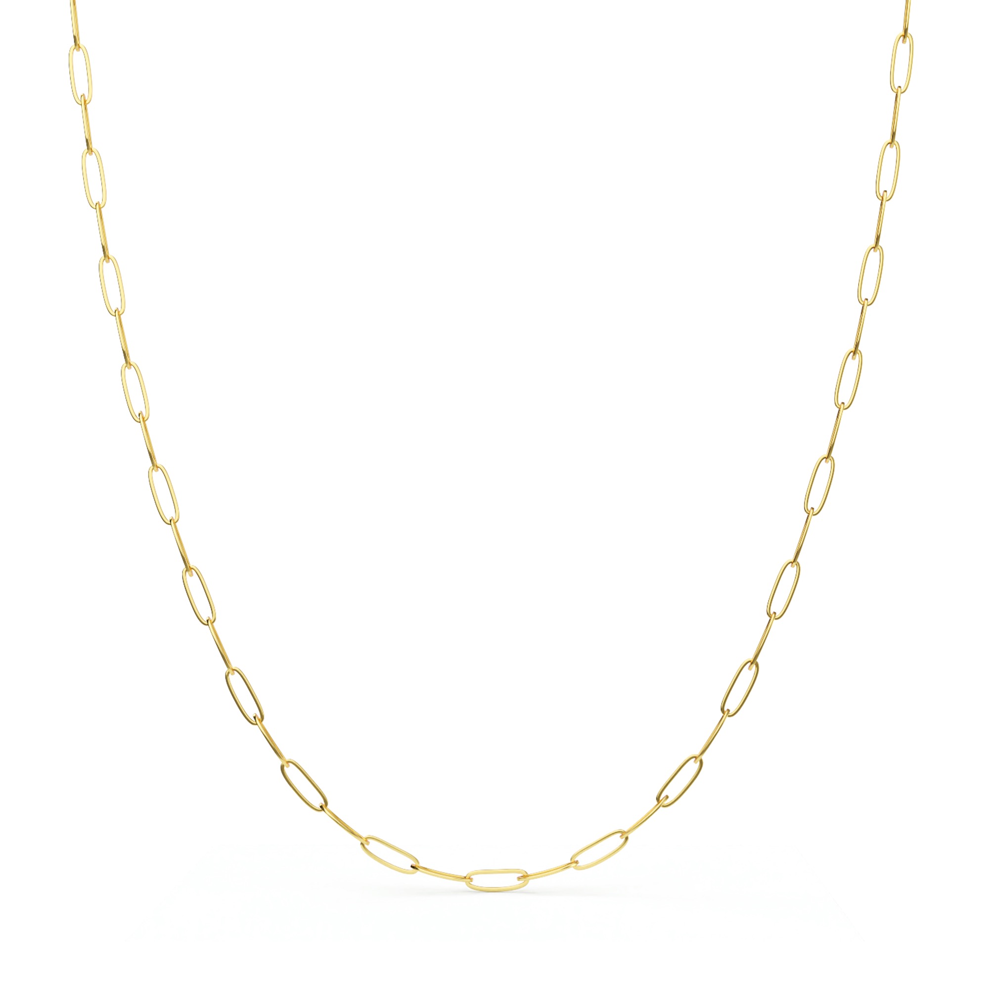 Link Carrier Necklace Gold Plated