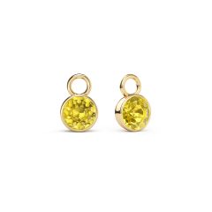 Bella 1 Carat Mix Charms with Light Topaz Crystals Gold Plated