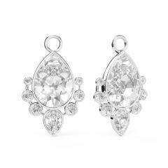 Valentina Drop Mix Charms Silver Plated