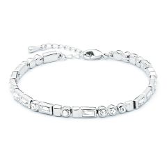Morse Code I Love You Bracelet with Swarovski® Crystals