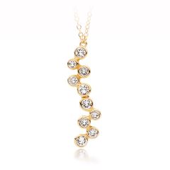 MYJS Fidelity Necklace with Swarovski® Crystals Gold Plated